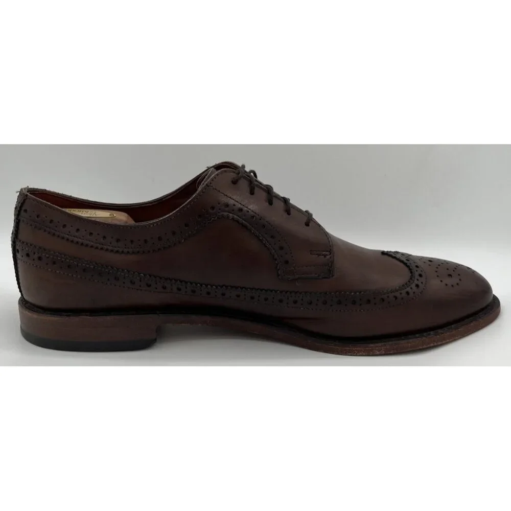 Allen Edmonds Men’s Size 12D McGregor Dark Brown Wingtip Derby Dress Shoes